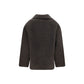 Brown Wool Oves Aries Full-Length Jacket