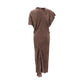 Beige Viscose Casual Dress