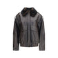 Brown Calf Leather Bos Taurus Bomber