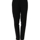 Black High-Waisted Straight Chino Women Trouser Pants