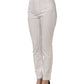 White Cotton Stretch Skinny Denim Jeans