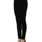 Black Cotton Stretch Skinny Denim Jeans