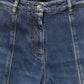 Dark Blue Cotton Stretch Skinny Denim Jeans