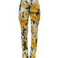 Multicolor Floral High Waist Straight Pants