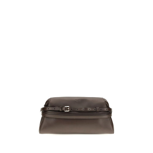 Brown Goatskin Clutch Bag