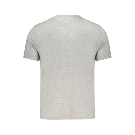Gray Cotton Men's T-Shirt