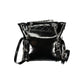 Black Polyurethane Women's Backpack