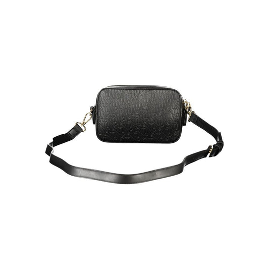 Black Polyurethane Women's Bag
