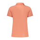 Pink Cotton Womens Polo