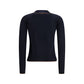 Blue Silk Cardigan