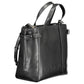 Black Polyester Women Handbag