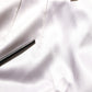 White Satin High Rise Women Hot Pants Shorts
