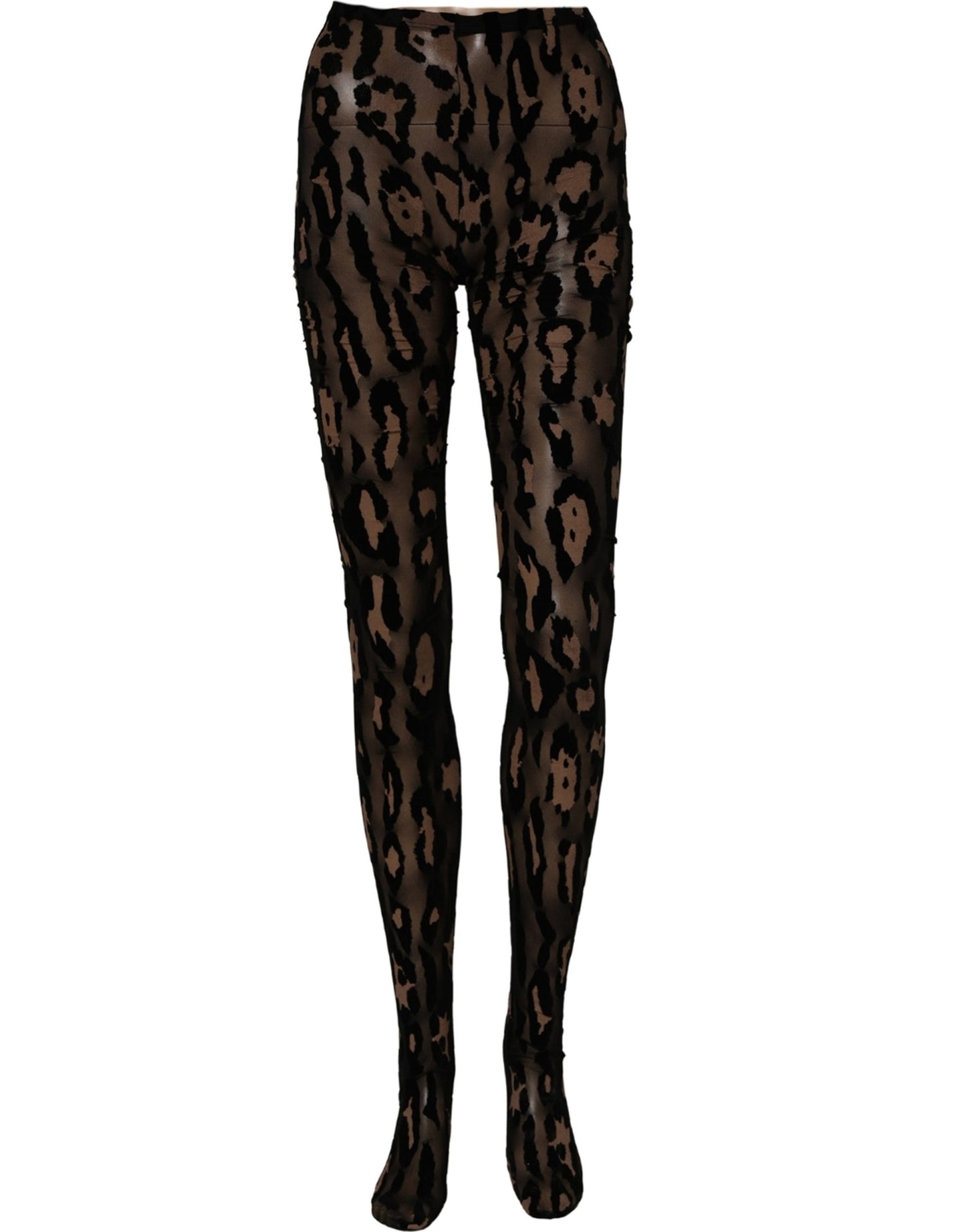Black Leopard Nylon Tights Stocking Pantyhose Socks