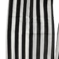 Black White Stripes Tights Stocking Pantyhose Socks