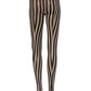 Black White Stripes Tights Stocking Pantyhose Socks