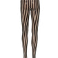 Black White Stripes Tights Stocking Pantyhose Socks