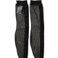 Black Nylon Mesh Sheer Calf Long Accessory Socks