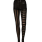 Black Stripes Tights Stockings Pantyhose Socks