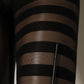 Black Stripes Tights Stockings Pantyhose Socks