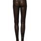 Black Nylon Hearts Tights Stocking Pantyhose Socks
