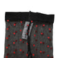 Black Nylon Hearts Tights Stocking Pantyhose Socks