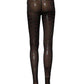 Black Nylon Hearts Tights Stocking Pantyhose Socks