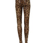 Brown Leopard Nylon Tights Stocking Pantyhose Socks