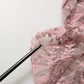Pink Floral Lace Tights Stockings Pantyhose Socks