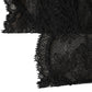 Black Floral Lace Nylon Stretch Knee High Socks