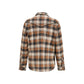 Brown Cotton Pattern Shirt