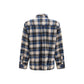 Blue Cotton Pattern Shirt