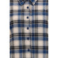 Blue Cotton Pattern Shirt