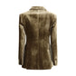 Brown Viscose Blazer