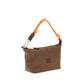 Brown Cotton Shoulder Bag
