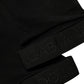 Black Nylon Logo Calf Long Women Accessory Socks