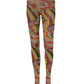 Multicolor Floral Print Tights Stockings Socks
