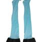 Light Blue Nylon Thigh High Women Accessory Socks