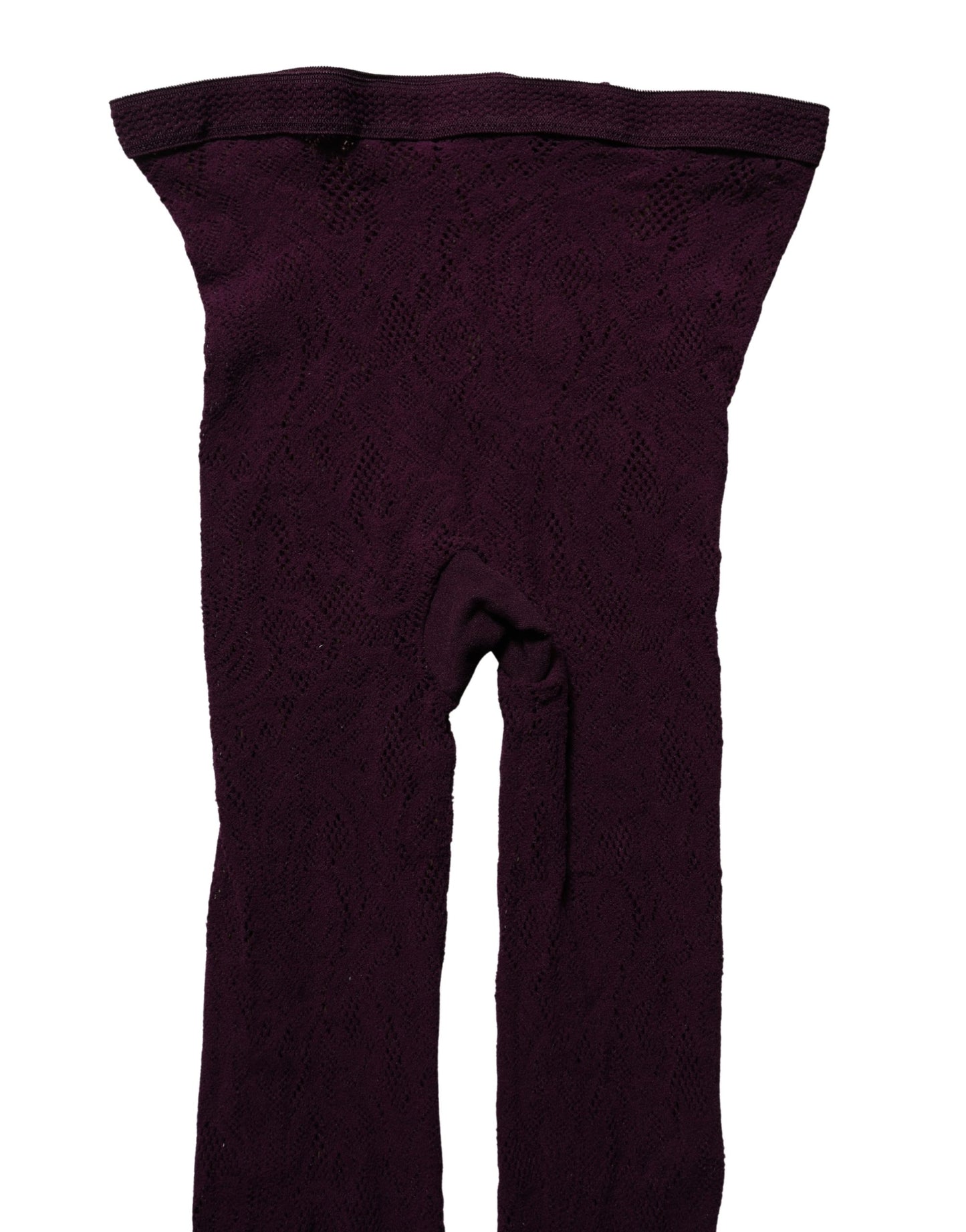 Violet Floral Fishnet Tights Stockings Pantyhose Socks