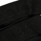 Black Nylon Logo Calf Long Women Accessory Socks