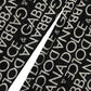 Black White All Over Print Sheer Stretch Tights Socks