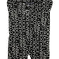 Black White All Over Print Sheer Stretch Tights Socks