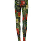 Black Floral Print Tights Sheer Stockings Socks
