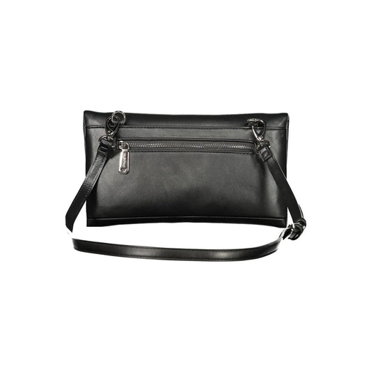 Nero Polyurethane Womens Handbag