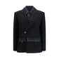 Black Wool Oves Aries Denim Jacket