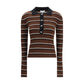 Brown Wool Oves Aries Polo Shirt