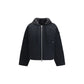 Black Nylon Bomber