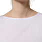 White Cotton Sleeveless Cropped Tank Top