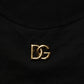 Black Gold DG Logo Cotton Sleeveless Tank Top