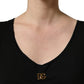 Black Gold DG Logo Cotton Sleeveless Tank Top