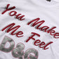 White Graphic Print Cotton Crew Neck T-shirt